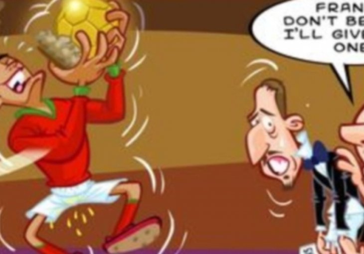 Dodjela 'Zlatne lopte' u karikaturi
