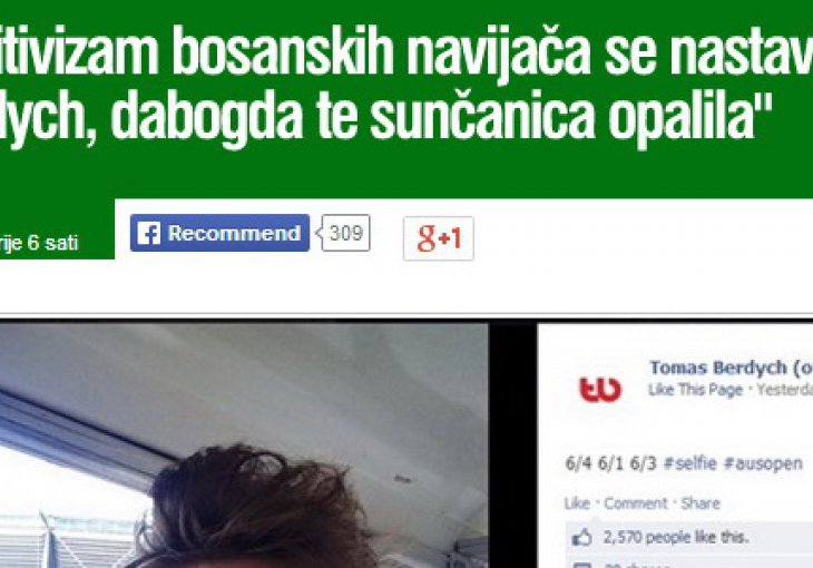 Index.hr bljuje vatru: Primitivizam bosanskih navijača se nastavlja