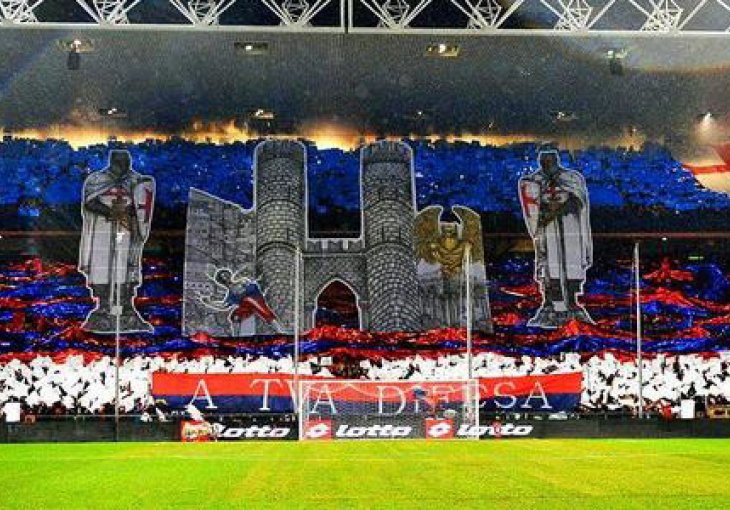 Sjajna koreografija navijača Genoe