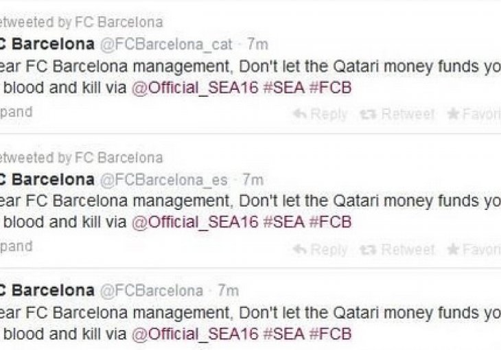 Sirijci hakovali profil Barcelone 