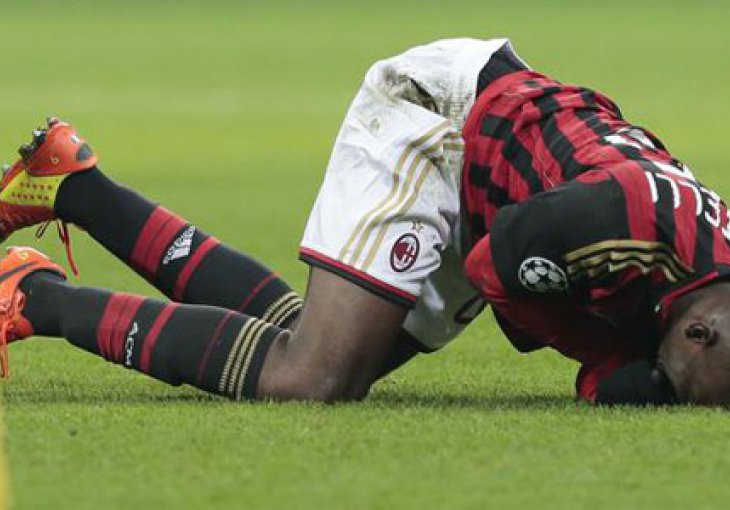 Balotelli desetak dana van terena