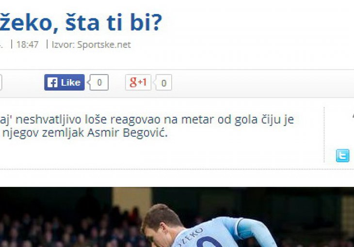 Ovako su regionalni mediji vidjeli Džekin promašaj: Blamažaaaa!