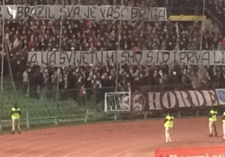 Evo šta su navijači Sarajeva poručili N/FSBiH večeras