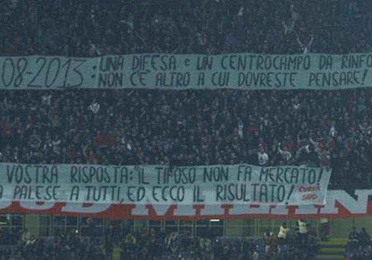 Navijači Milana protiv Gallianija