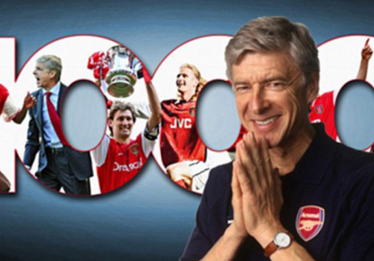 Arsene Wenger u subotu po 1000. put na klupi Arsenala