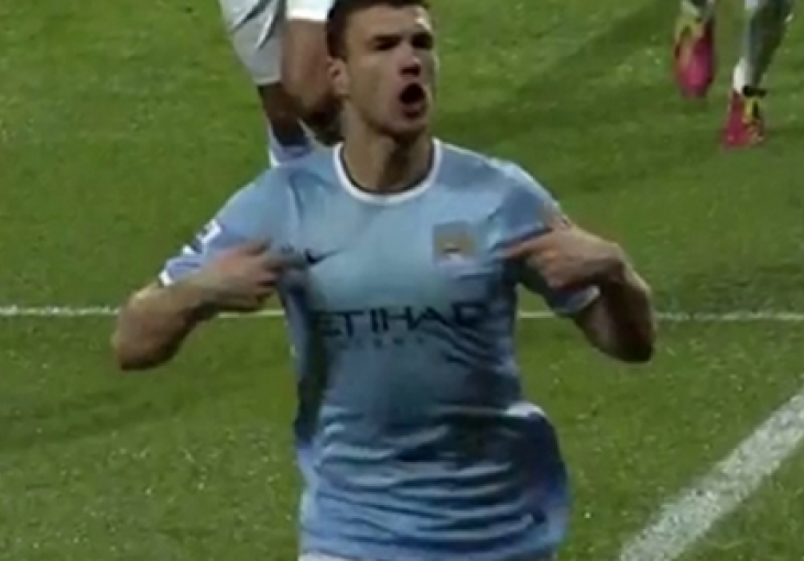 Šta je Džeko uzvikivao nakon drugog gola?