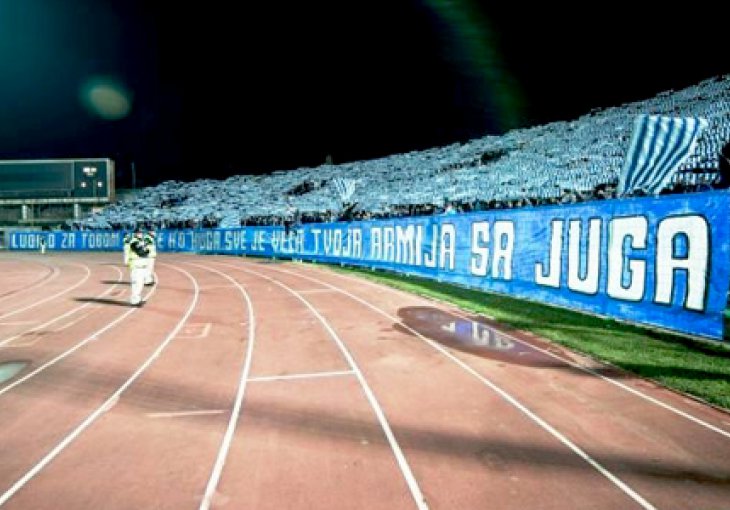 Neredi na Koševu nakon kraja utakmice
