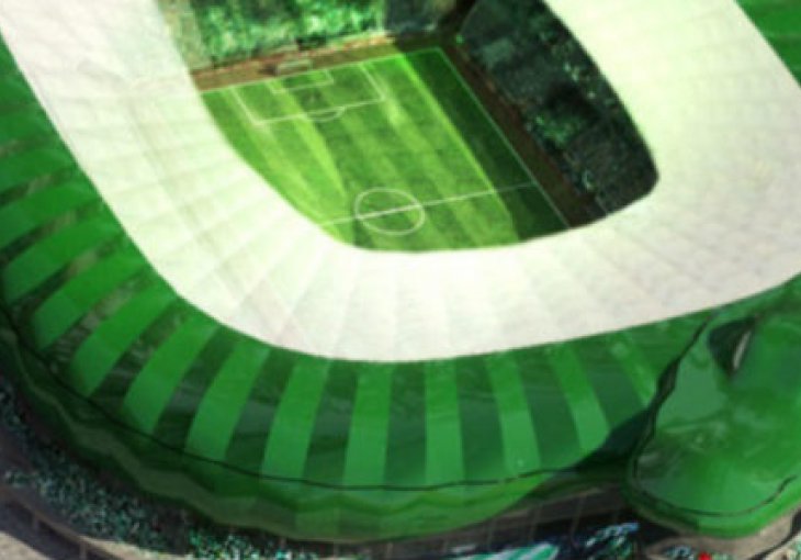 Gradi se najneobičniji stadion na svijetu