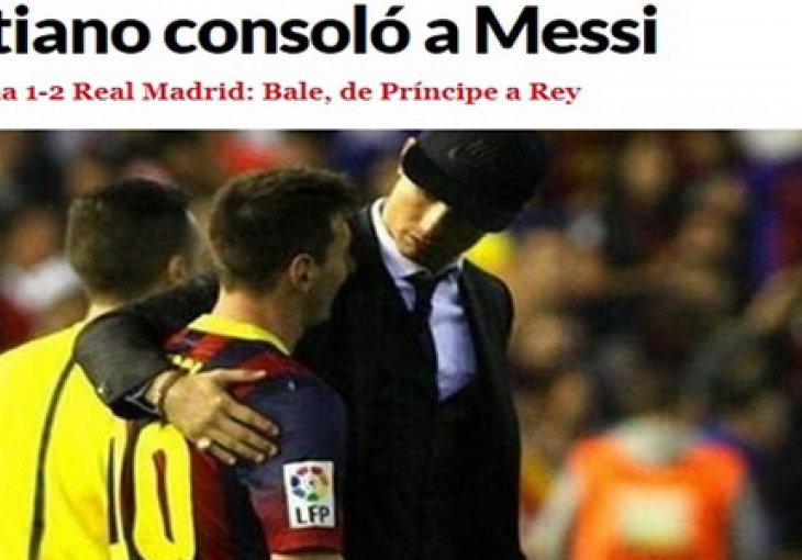 Nesvakidašnja scena: Ronaldo tješio indisponiranog Messija