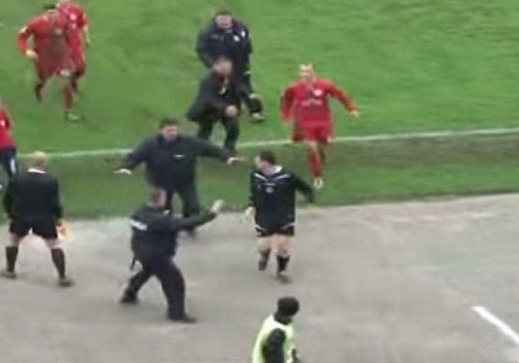 Nevjerovatne scene iz Bihaća: Igrači Jedinstva ganjali sudiju po terenu?!