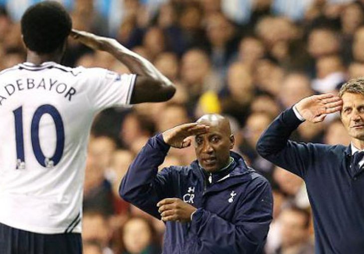 Adebayor se nada da će Sherwood ostati na klupi Spursa