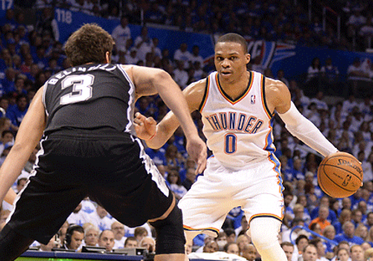 Nezaustavljivi Westbrook sredio Spurse