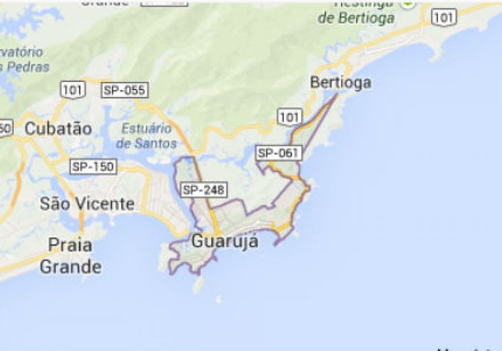 Grad Guaruja ima oblik zmaja