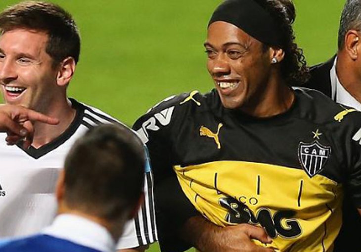 Lažni Ronaldinho upao na trening Argentine i poklonio se Messiju
