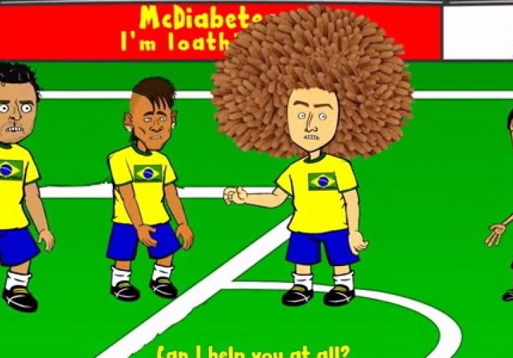 Japanski penal za Brazil u crtanom filmu