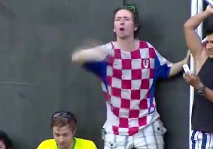 Ovaj video je danas hit na internetu: Uporni hrvatski navijač