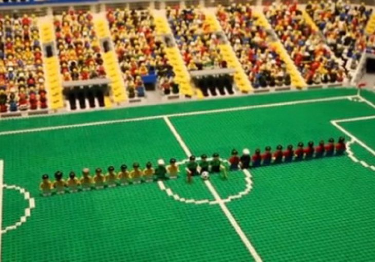 Spektakularno: Meč Brazil - Kolumbija u Lego izdanju