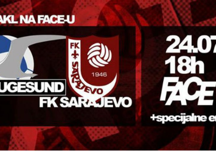 Utakmica Haugesund-Sarajevo na FACE TV uz komentar Marjana Mijajlovića!