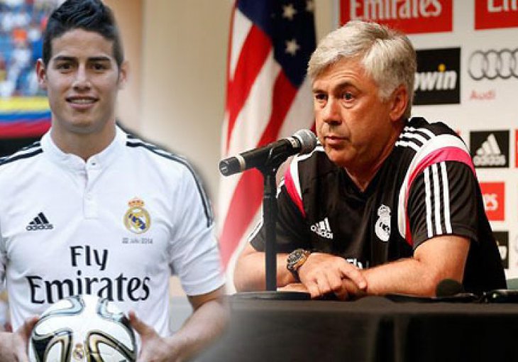 Ancelotti: James je sadašnjost i budućnost kluba
