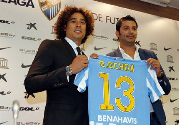 Malaga predstavila Guillerma Ochou