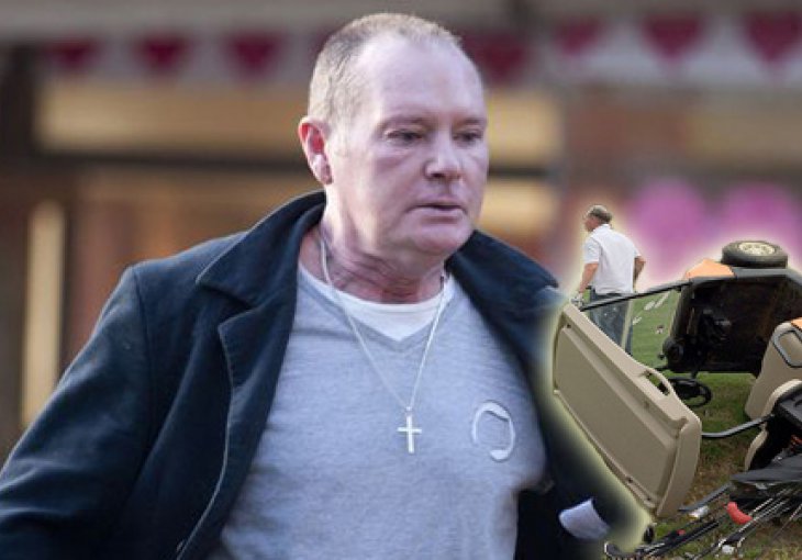 Gascoigne slupao vozilo za golf