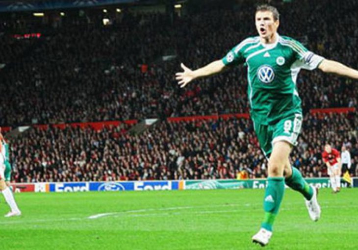 Nakon tri godine Edin Džeko je večeras ponovo zapalio Wolfsburg