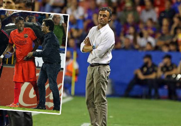 Luis Enrique objasnio zašto je izveo Neymara iz igre