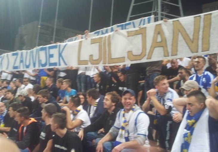 Ovaj će transparent BH Fanaticosa na Bilinom Polju uzburkati mnoge duhove