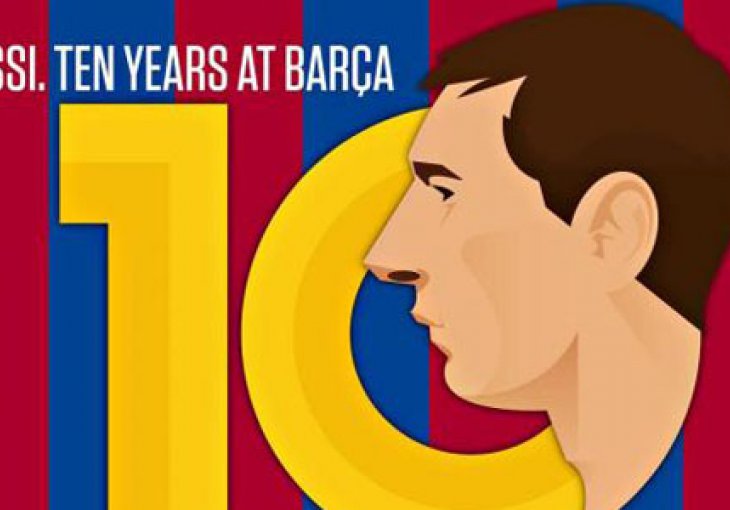 Messi se oglasio povodom dekade u Barceloni: Ovo su moje boje