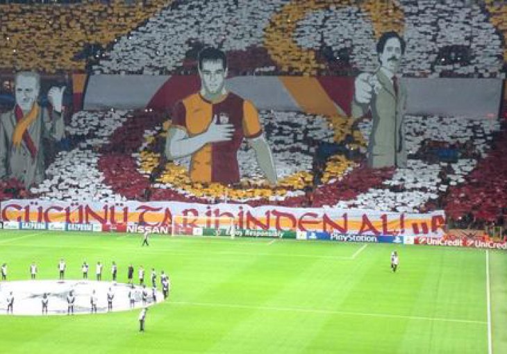 Spektakularna koreografija navijača Galatasaraya