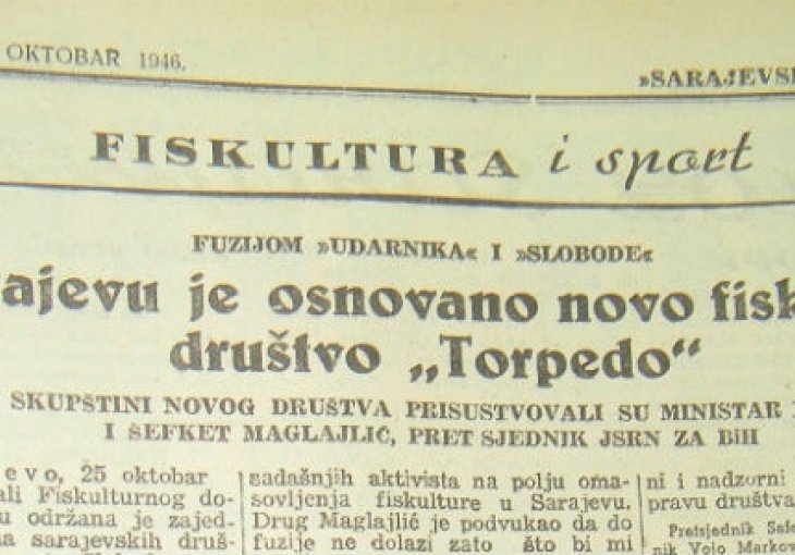 Kako je nastao Torpedo, današnji FK Sarajevo