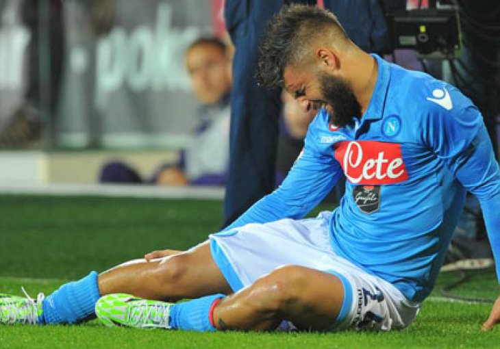 Težak udarac za Napoli: Insigne pokidao ligamente koljena