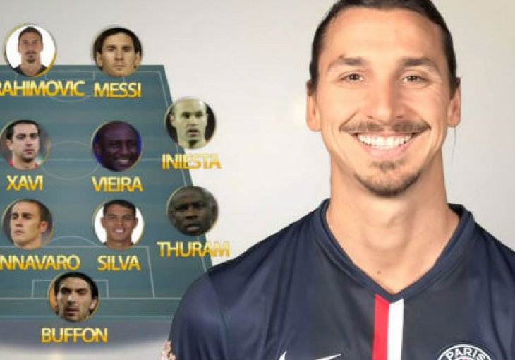Skroman kao i uvijek: Ovo je Zlatanovih idealnih 11