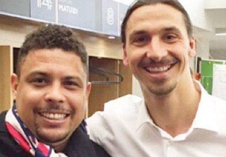 Ibrahimović u zagrljaju svog idola iz djetinjstva