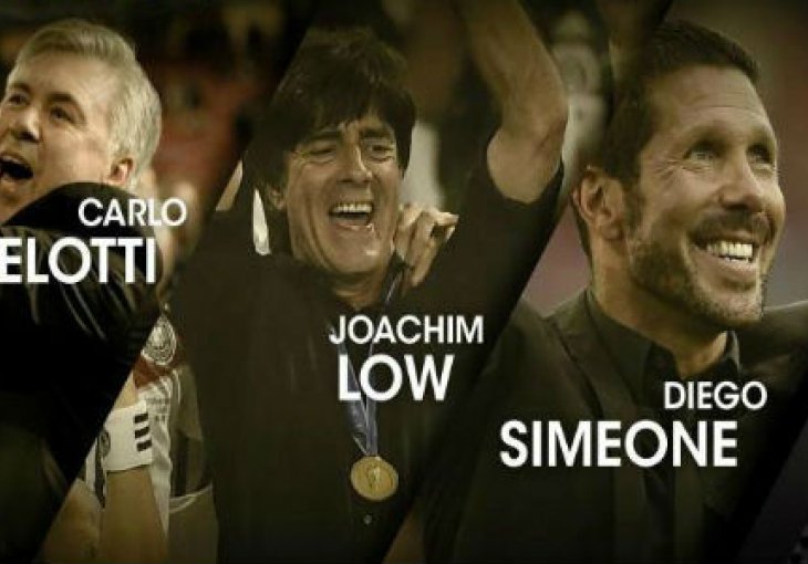 Ancelotti, Löw i Simeone kandidati za najboljeg trenera godine