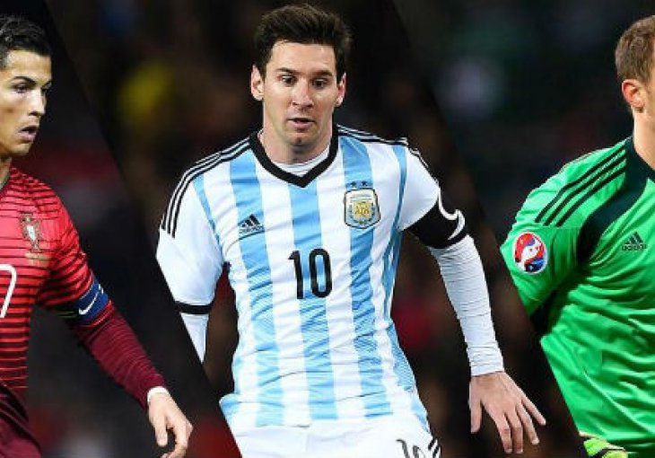 Zlatna lopta: Ronaldo, Messi ili Neuer