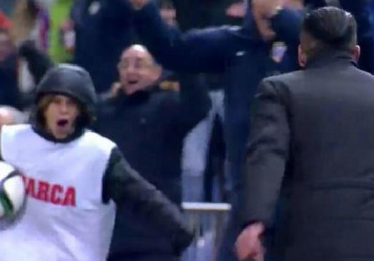 Smisao fudbala: Otac Diego i sin Giuliano zajedno proslavili gol Atletica