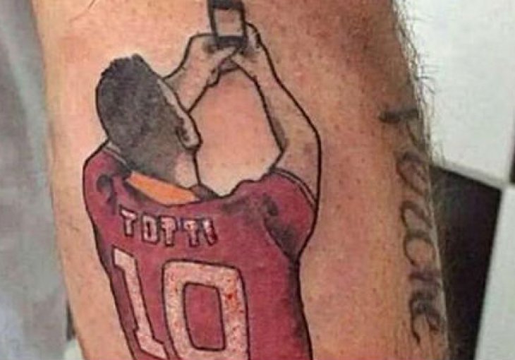 Fanatizam: Navijač uradio tetovažu Tottijevog selfieja