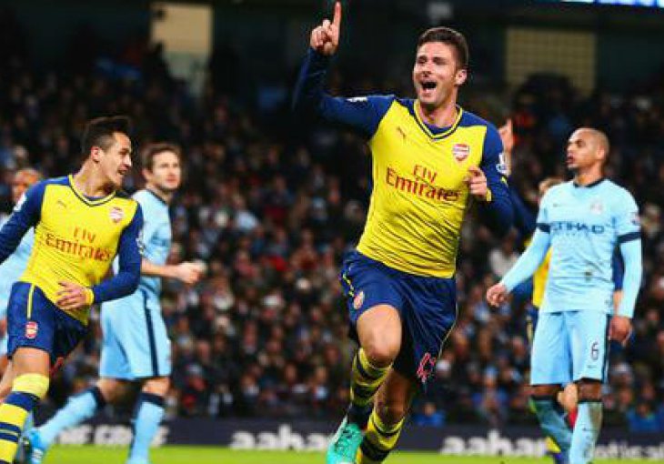 Cazorla i Giroud utišali Etihad i udaljili Građane od odbrane titule