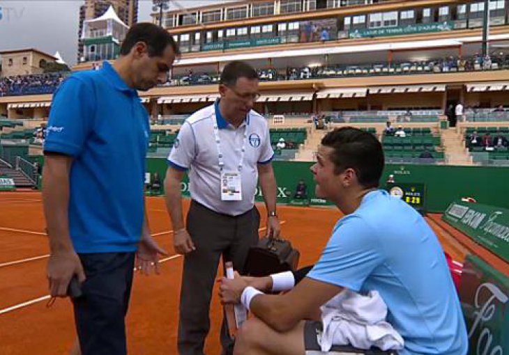Berdych u polufinalu, Raonić predao