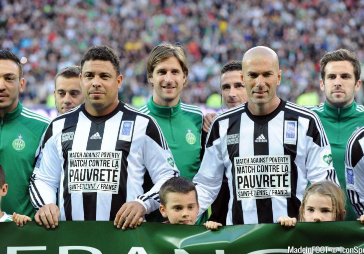 Ronaldo i Zidane predvodili zvijezde u humanitarnom meču