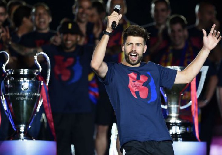 Pique tokom proslave titule provocirao Cristiana Ronalda