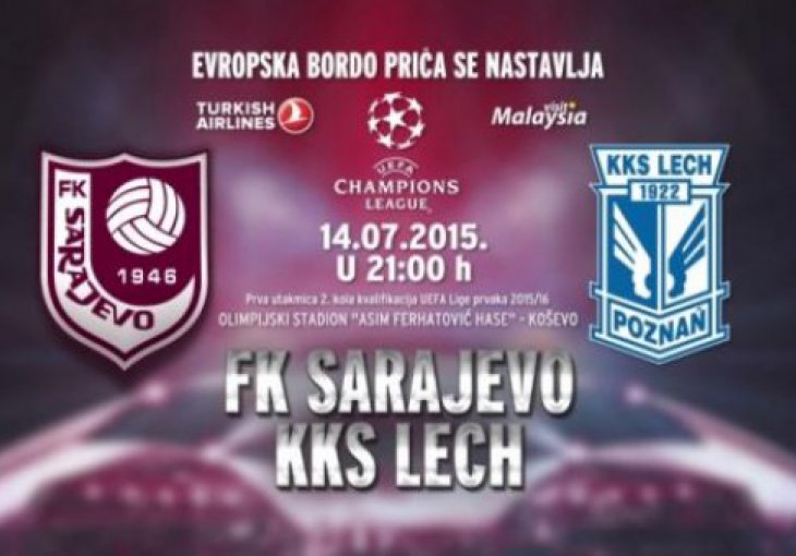 Od sutra počinje prodaja ulaznica za utakmicu: Sarajevo - Lech