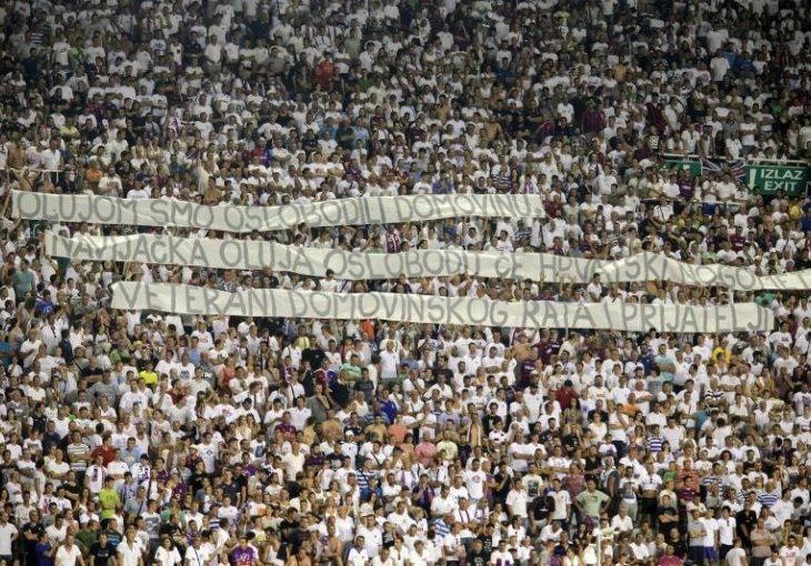 UEFA kaznila Hajduk zbog transparenta o 'Oluji'