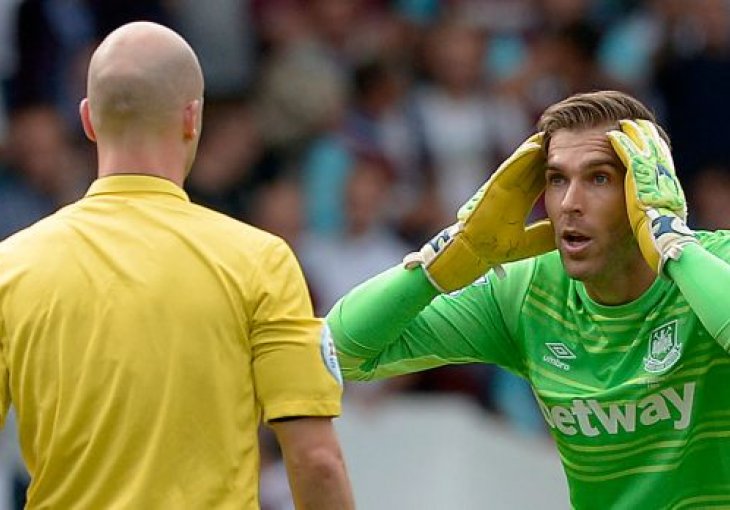 Još jedna suspenzija: West Ham tri utakmice bez golmana