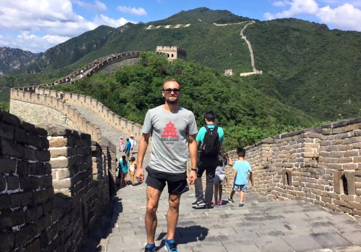 Tuka nakon osvojene medalje prošetao Kineskim zidom