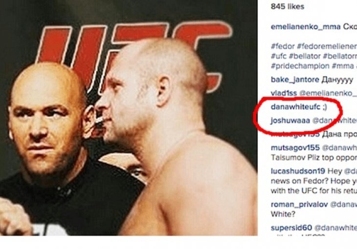 Povratak legende: Fedor Emelianenko fotografijom najavio da je uskoro u UFC-u!