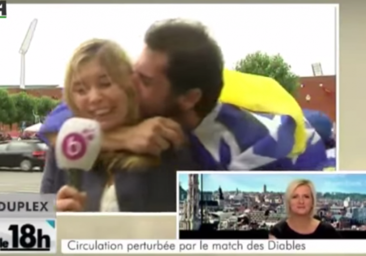 Nije joj bilo lako: Novinarka u zagrljaju navijača iz BiH