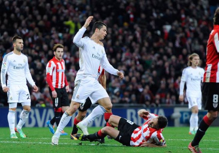 Real teško oslabljen: Ronaldo je na San Mamesu često gubio samokontrolu 
