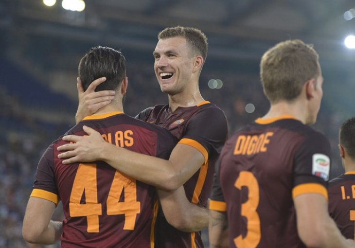 Edin Džeko, Salah i Falque zvanično postali igrači Rome